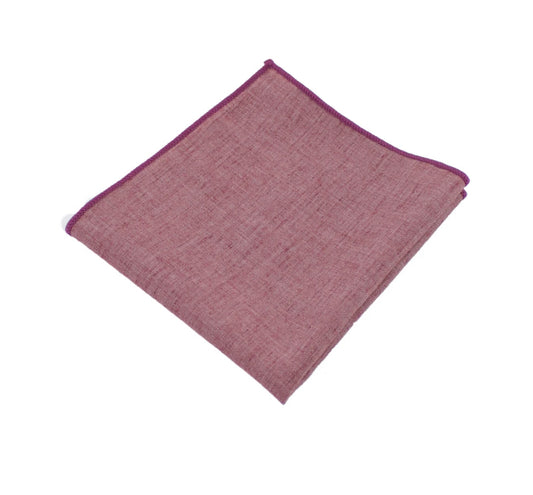 Lightweight Red Pocket Square